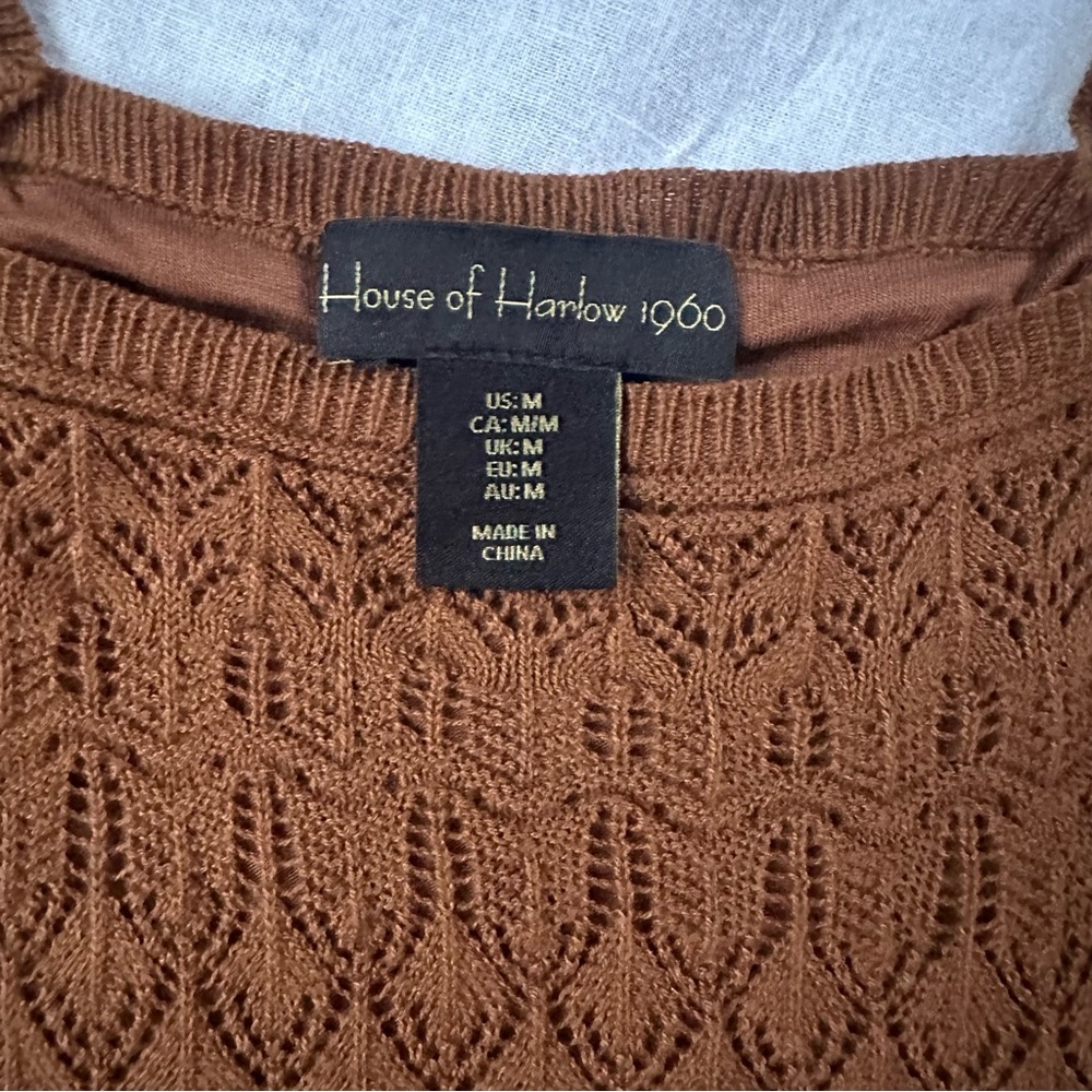 House of Harlow 1960 Brown Midi Skirt - Picture 9 of 13
